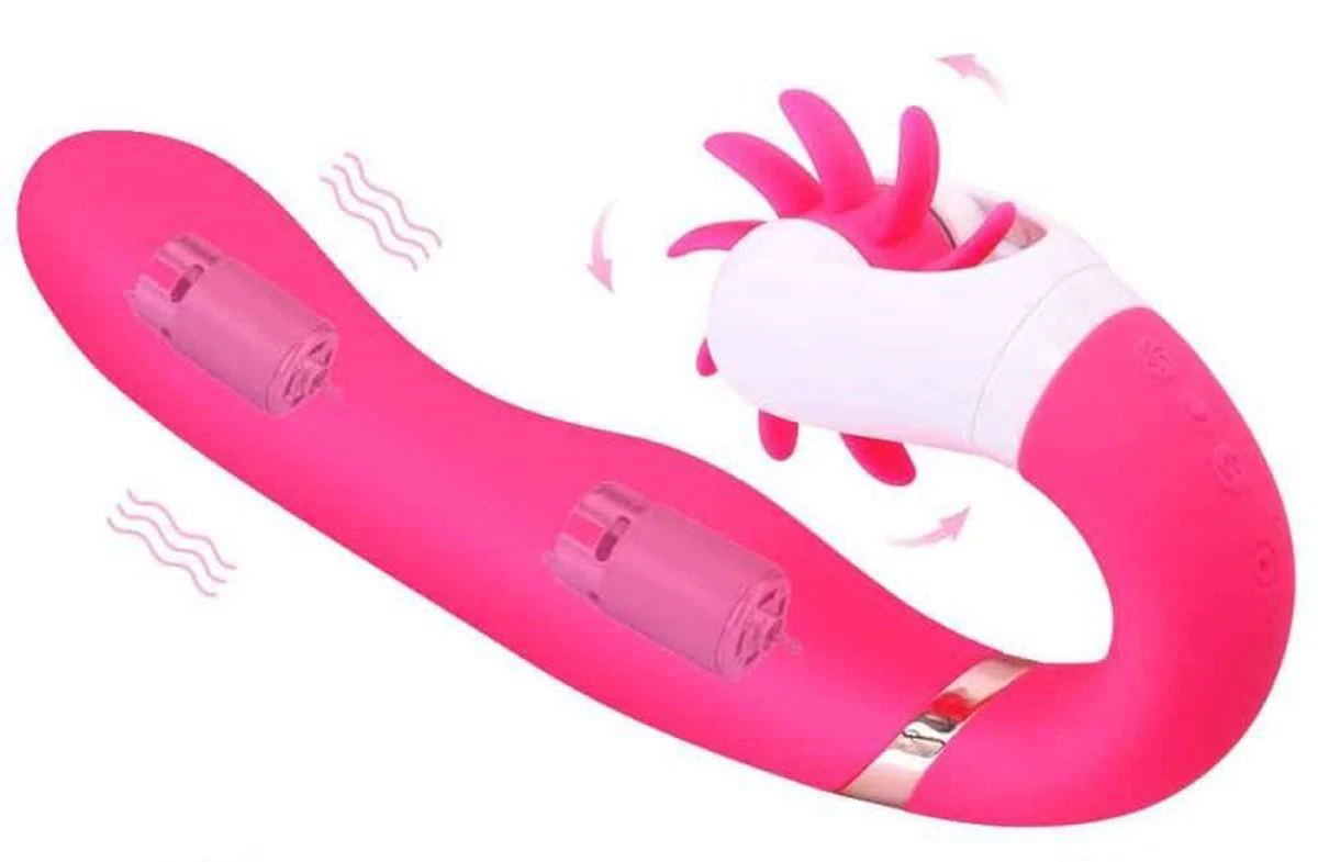 Wiederaufladbarer Teazers Vibrator rosa mit USB-Ladekabel