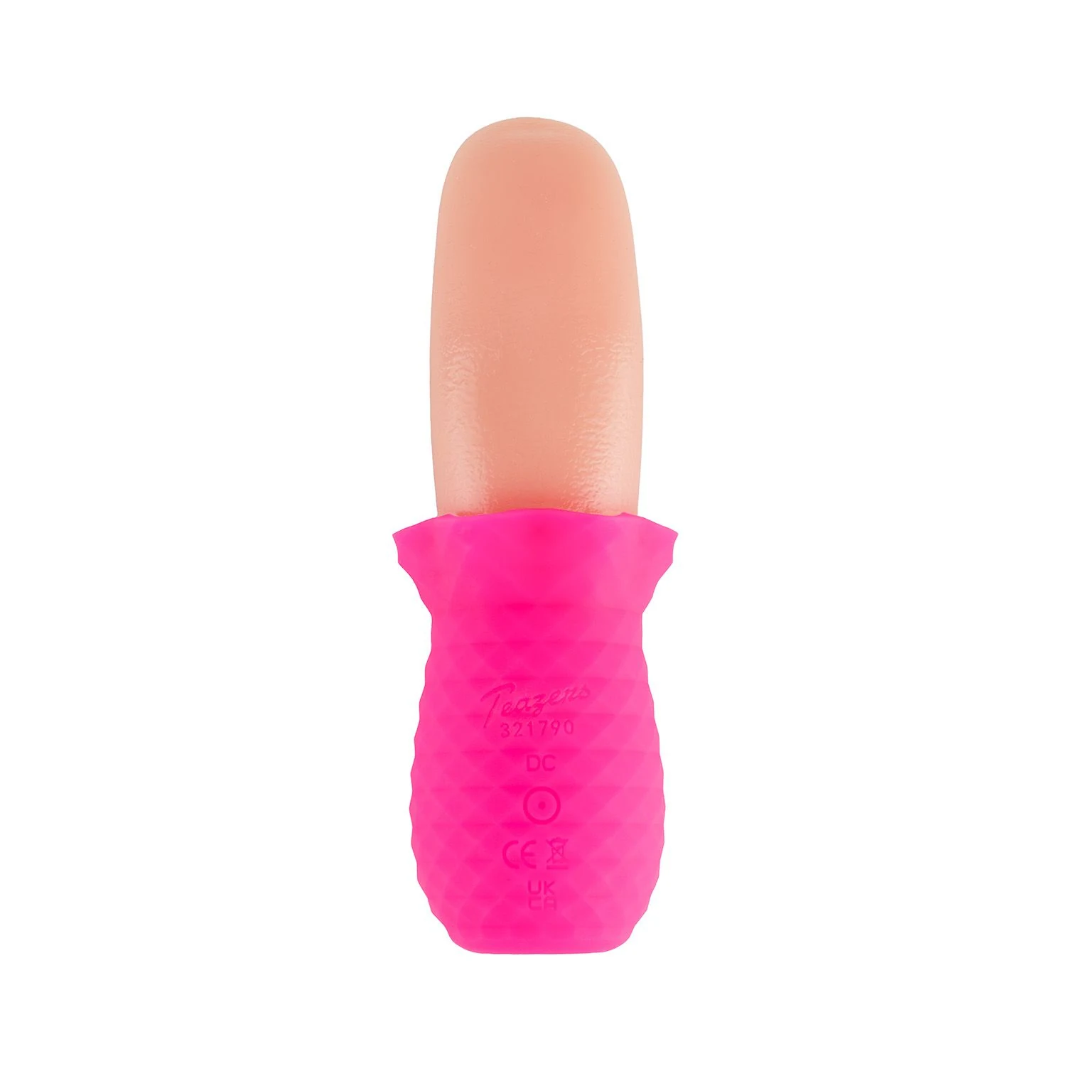 Teazers Zungenvibrator mit weicher Oberfläche und USB-Ladekabel