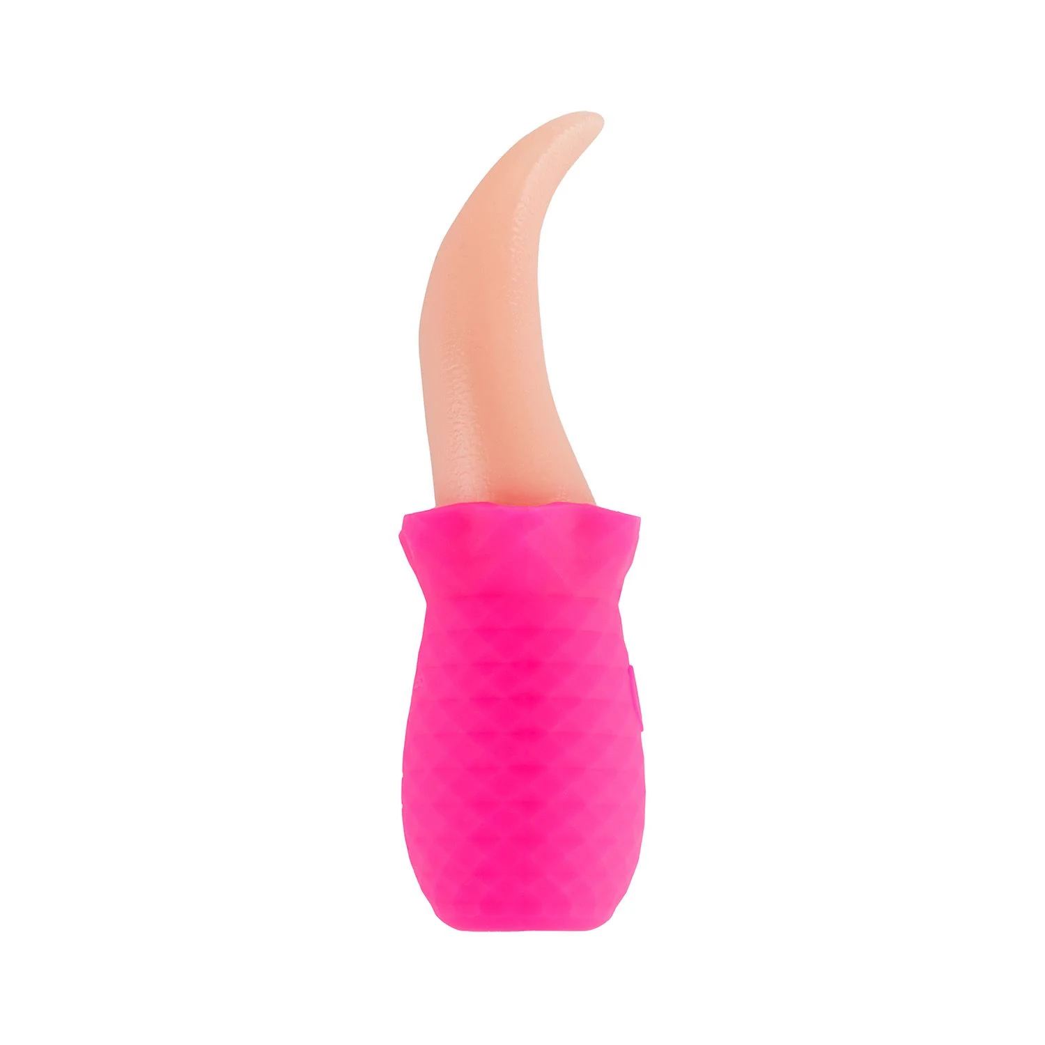 Zungenvibrator Pink mit stabilem Griff für präzise Steuerung