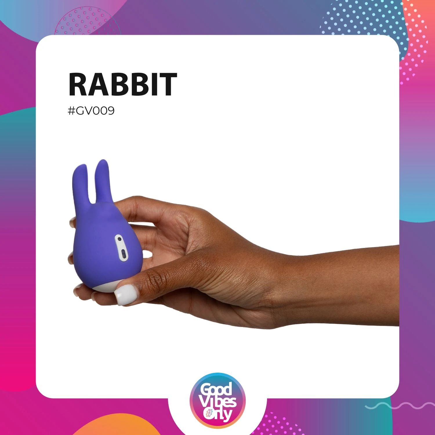 Good Vibes Only Tedy Klitorisstimulator mit Druckknopf-Bedienung