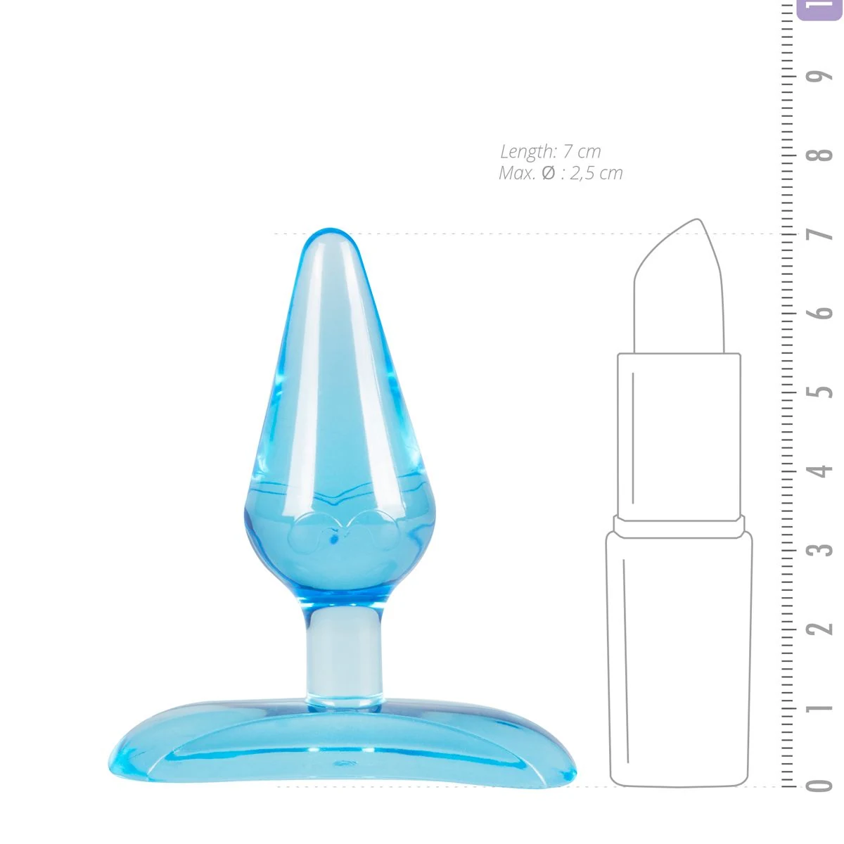 Analplug blau von Toys Online Only mit 60 mm Einführtiefe