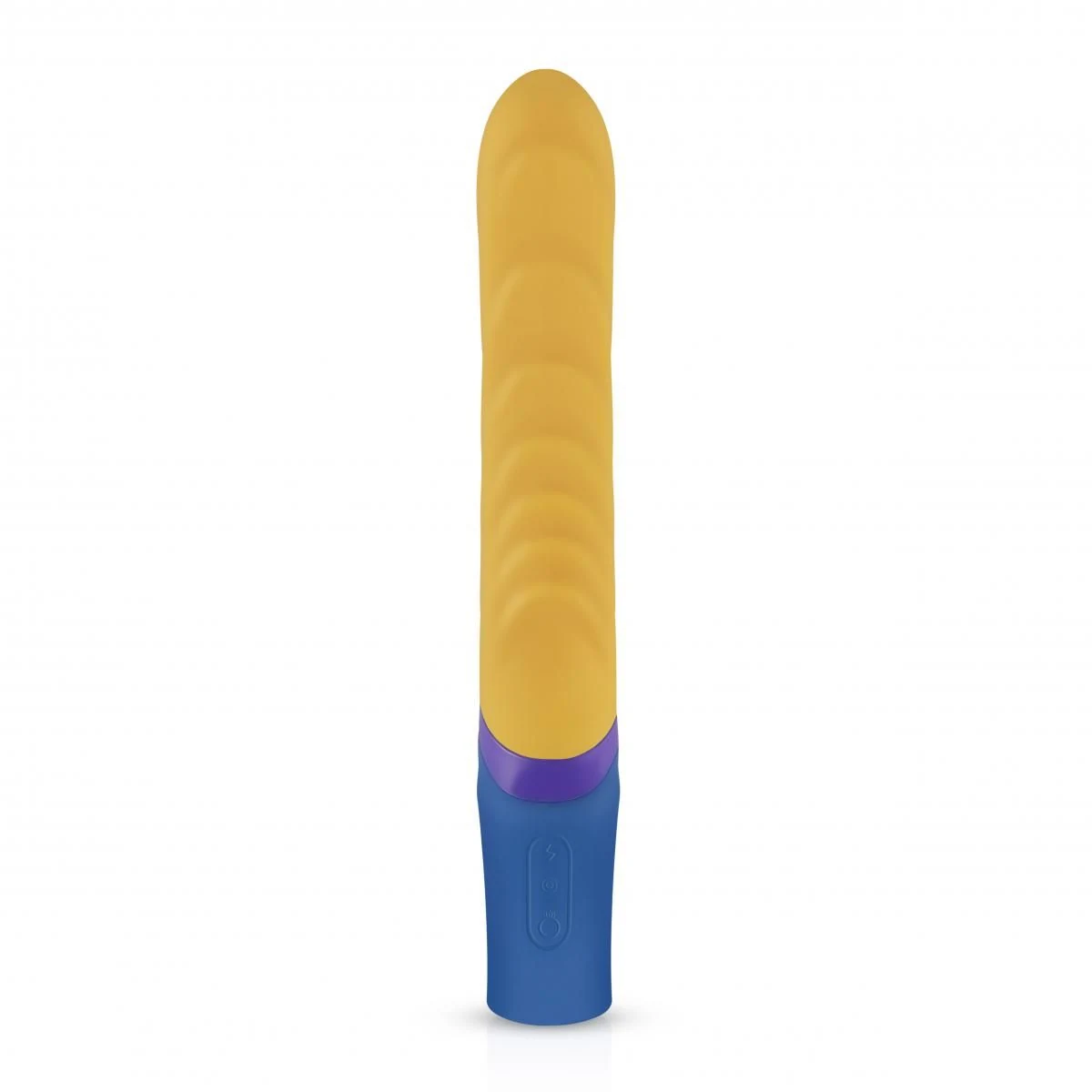 Wiederaufladbarer Tone Vibrator mit USB-Ladekabel und gerippter Struktur