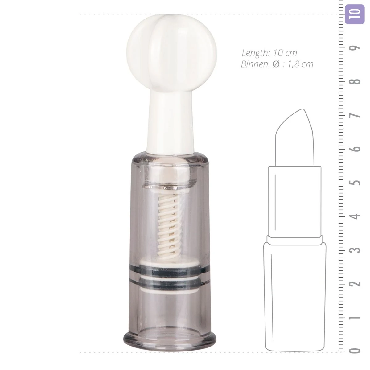 3-teiliges Toys Fetish Sauger Set für Nippel- und Klitorisstimulation