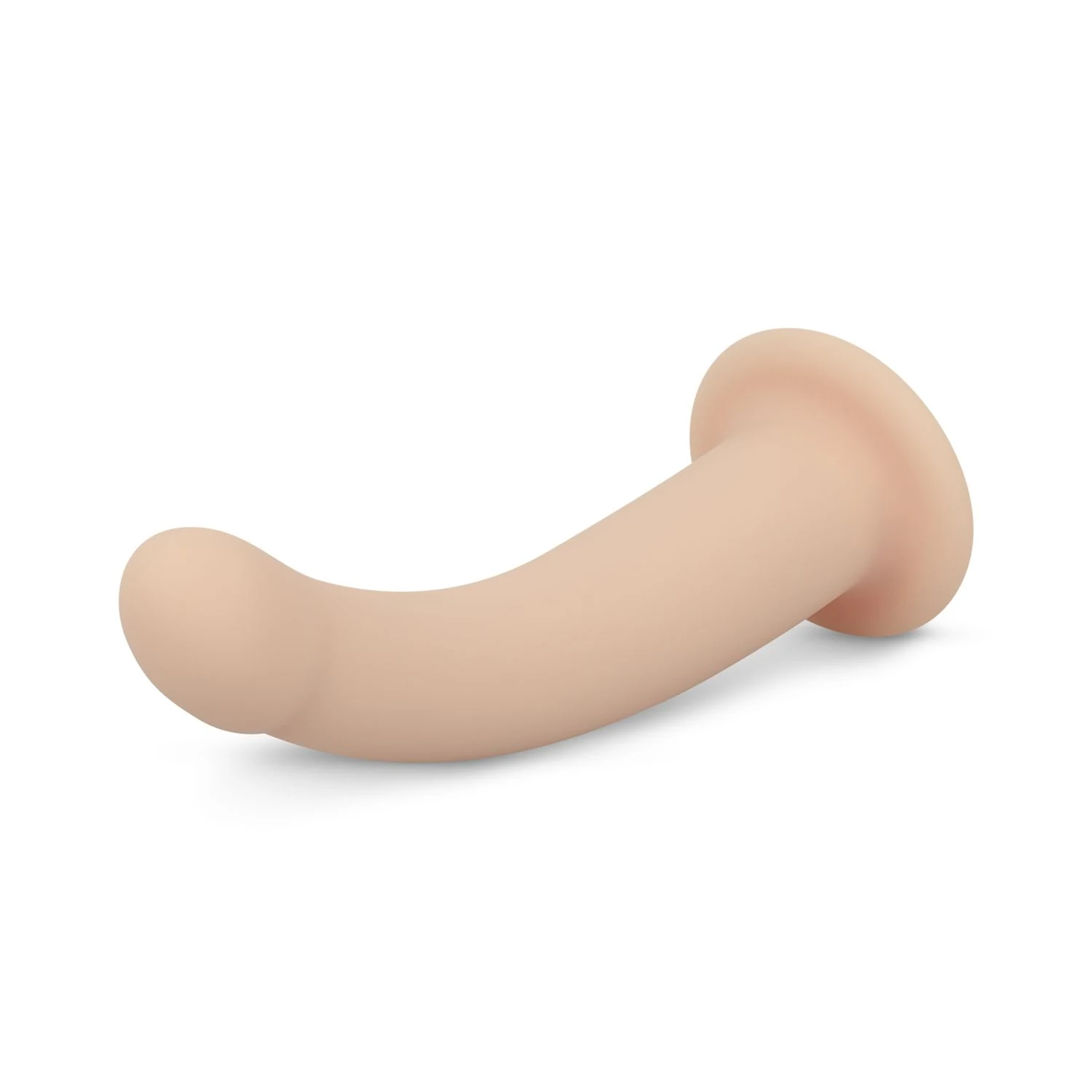 Gebogener Dildo mit 120 mm Einführtiefe und maximal 27 mm Durchmesser
