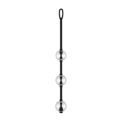 Toys Geisha Metall Kegelballs in Silber mit drei Edelstahlkugeln und Silikonband