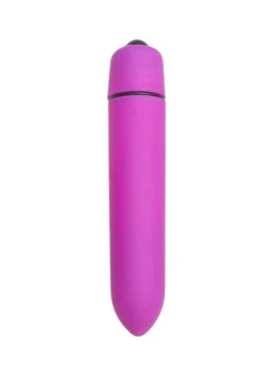 Toys Kugelvibrator in Violett, kleiner Mini Bullet Vibrator mit Druckknopf