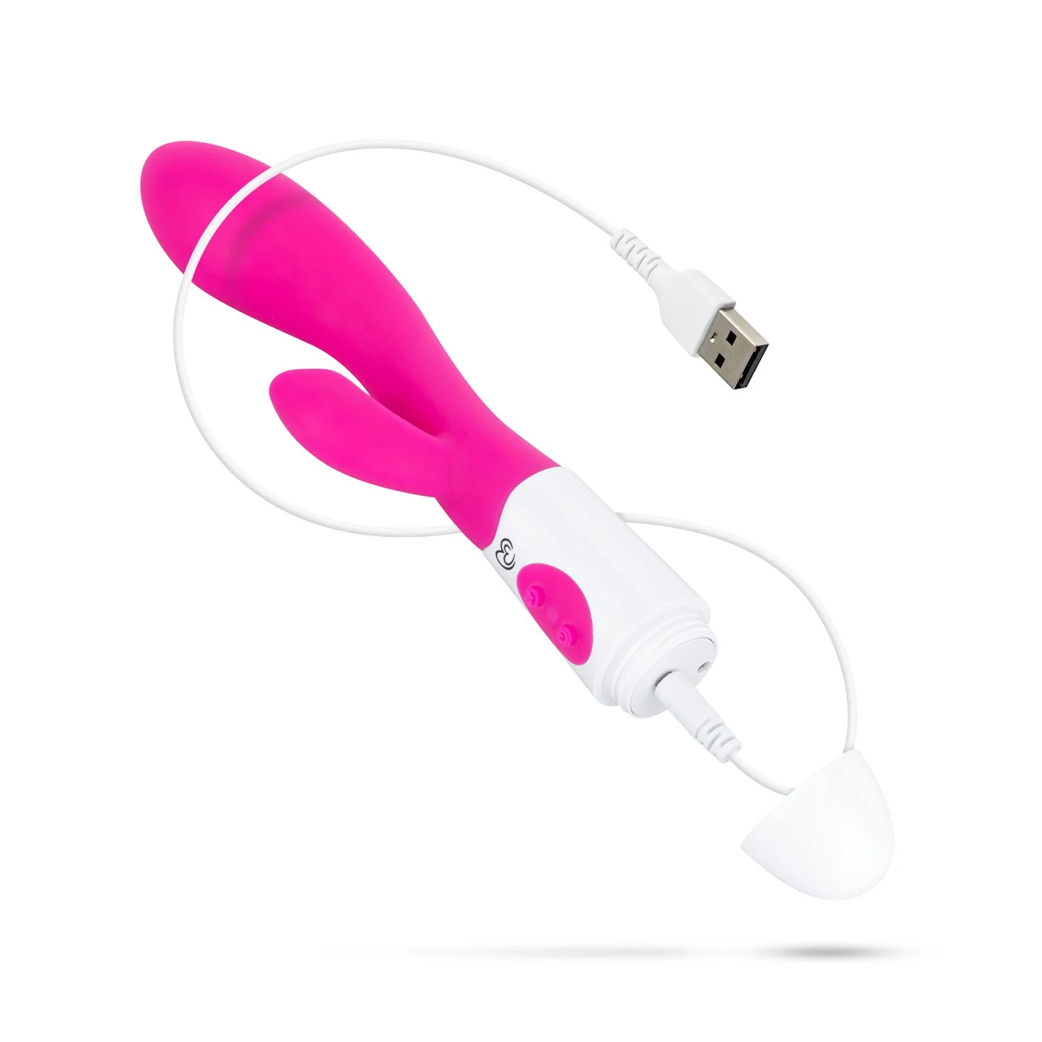 Rosa Lily Vibrator 2.0 mit G-Punkt-Form und Klitorisstimulator für Vibration