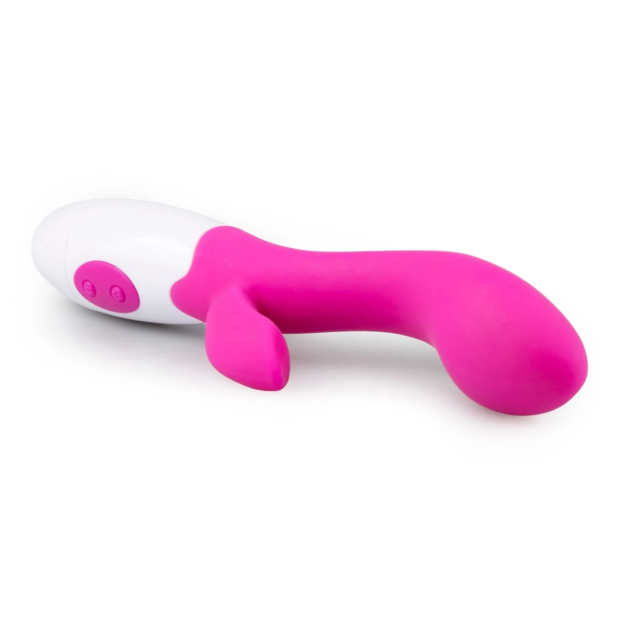 Rosa Lily Vibrator von Toys Vibe Collection mit flexiblem Silikonkörper und Druckknopf-Bedienung
