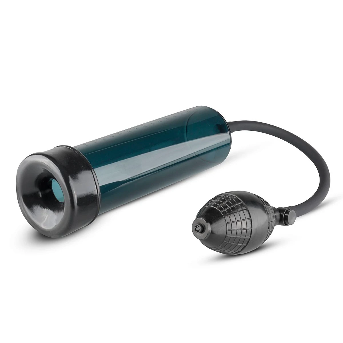 Penispumpe mit Quetschpumpe für die Penis-Stimulation