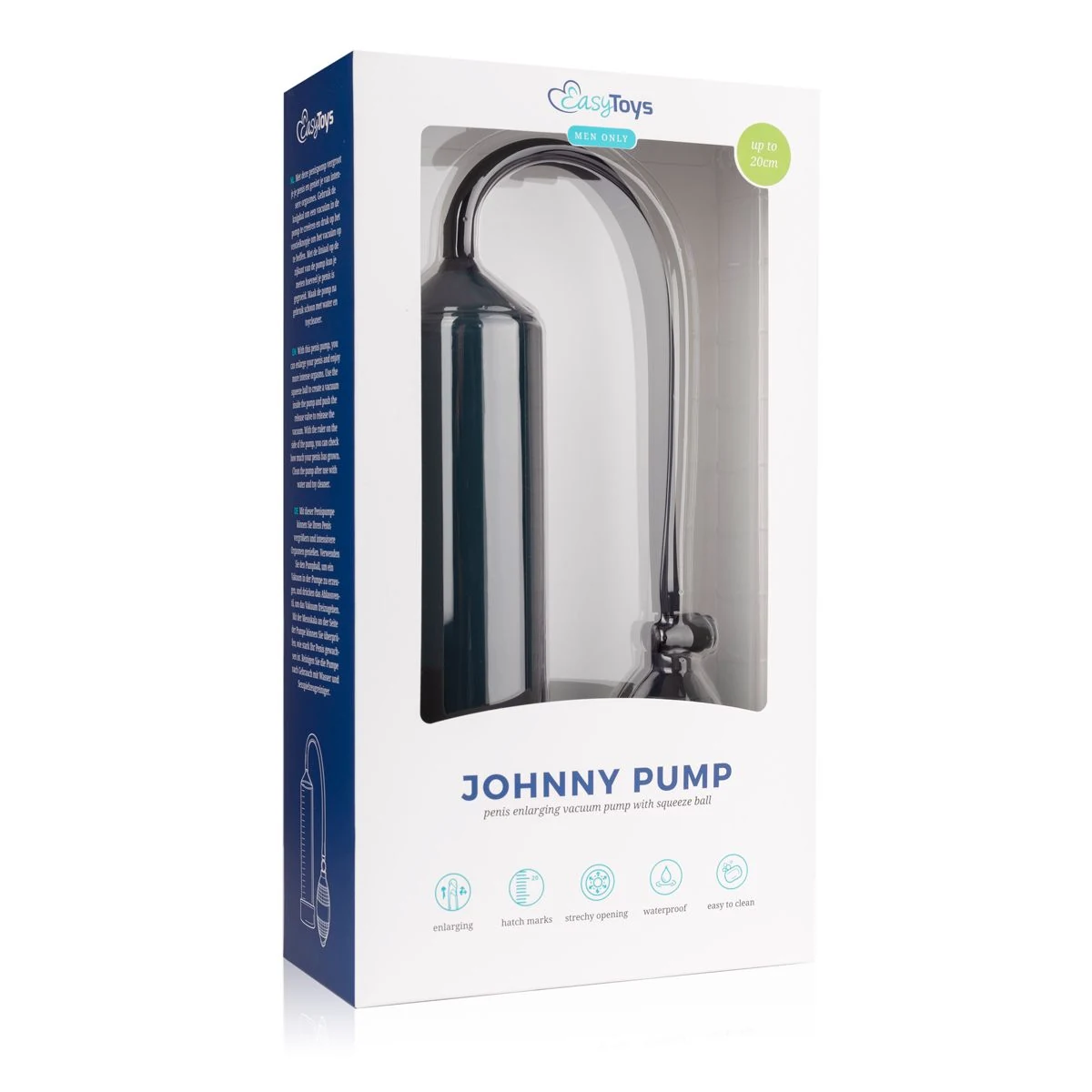 Schwarze Penispumpe aus ABS und TPE von Toys Men Only