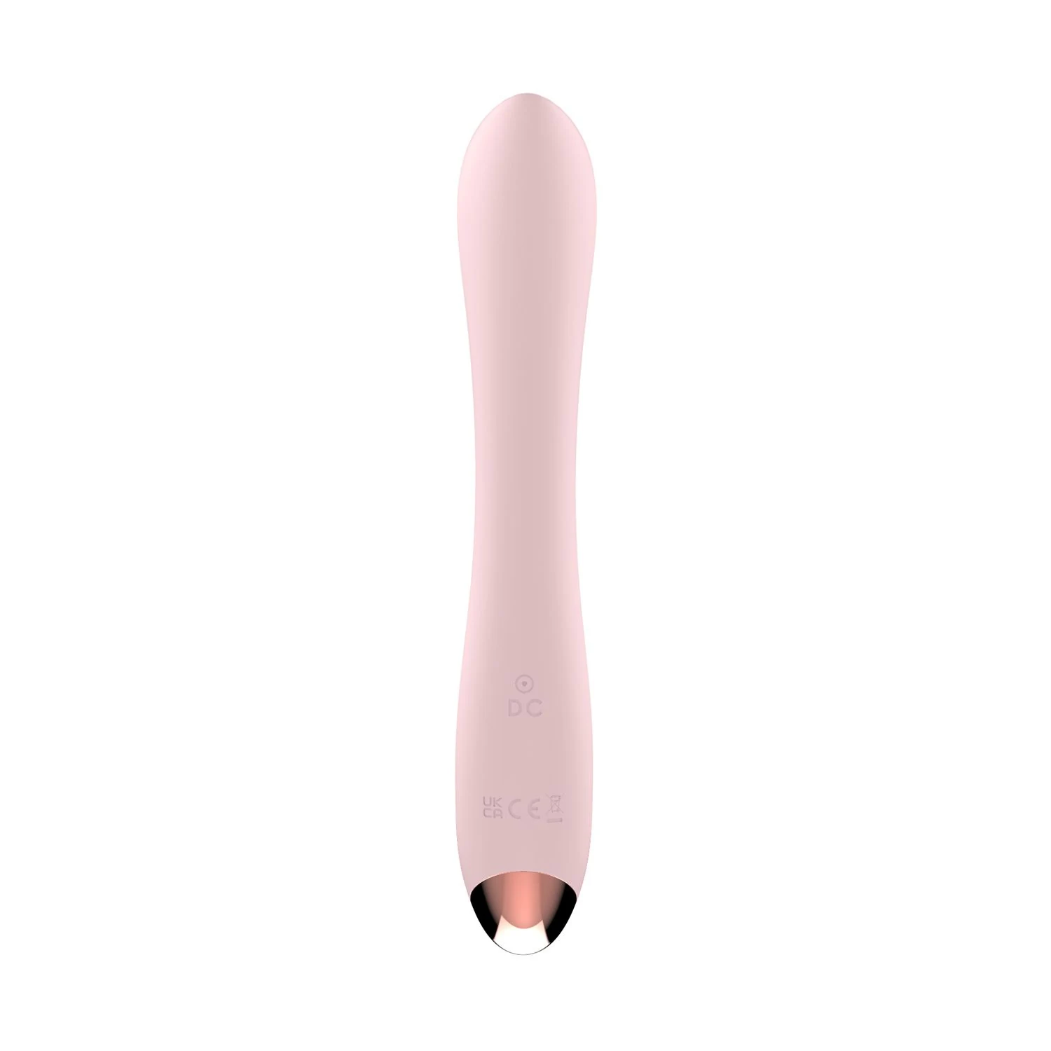 Rosa Vibrator mit weicher Silikonoberfläche und G-Punkt Design