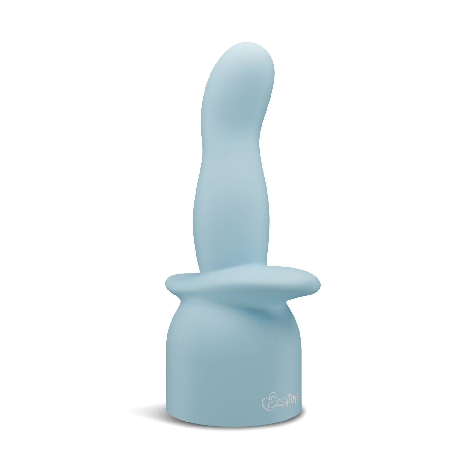 Mini Wand Vibrator aus ABS und Silikon in Blau