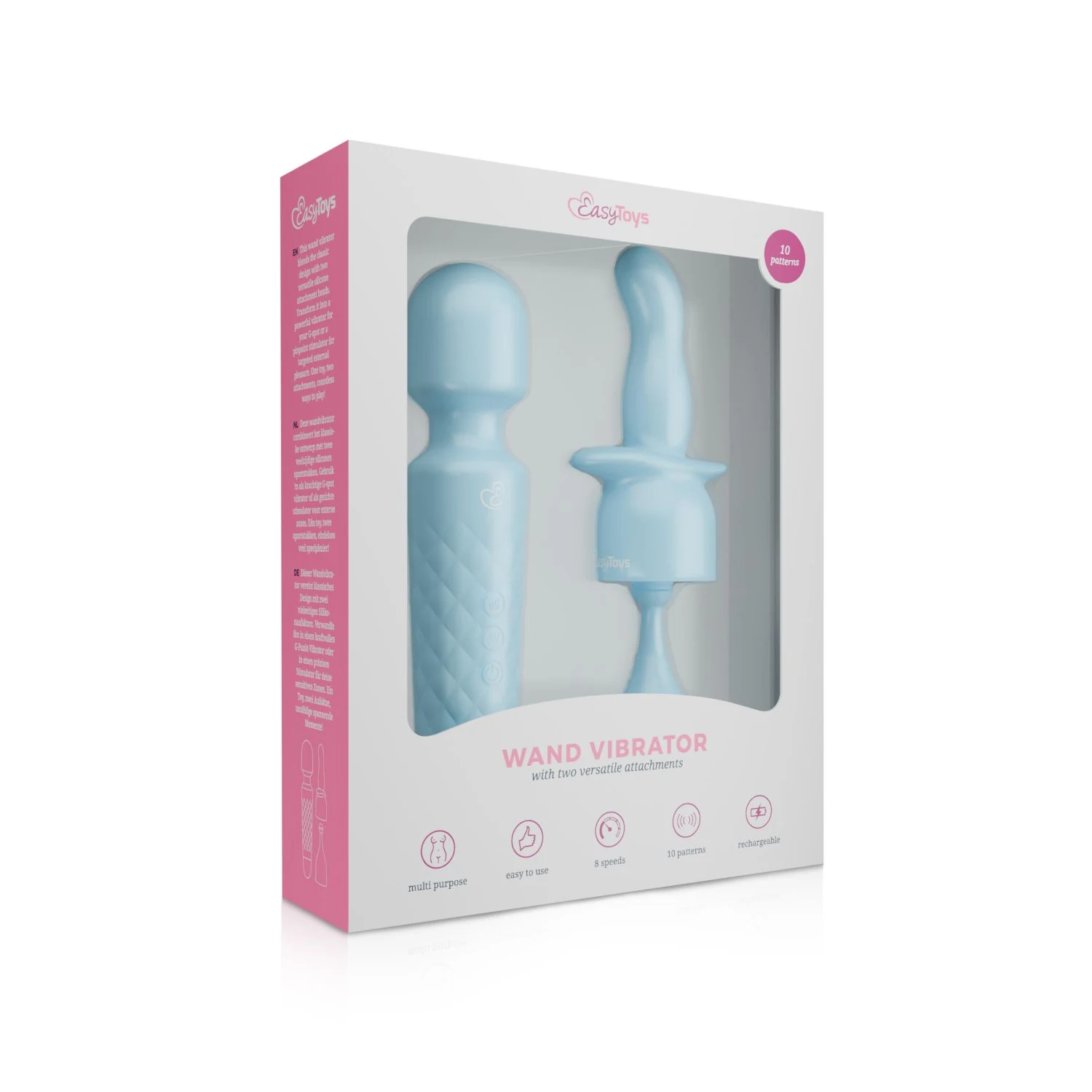 Blauer Wand Vibrator mit wasserfester Verarbeitung