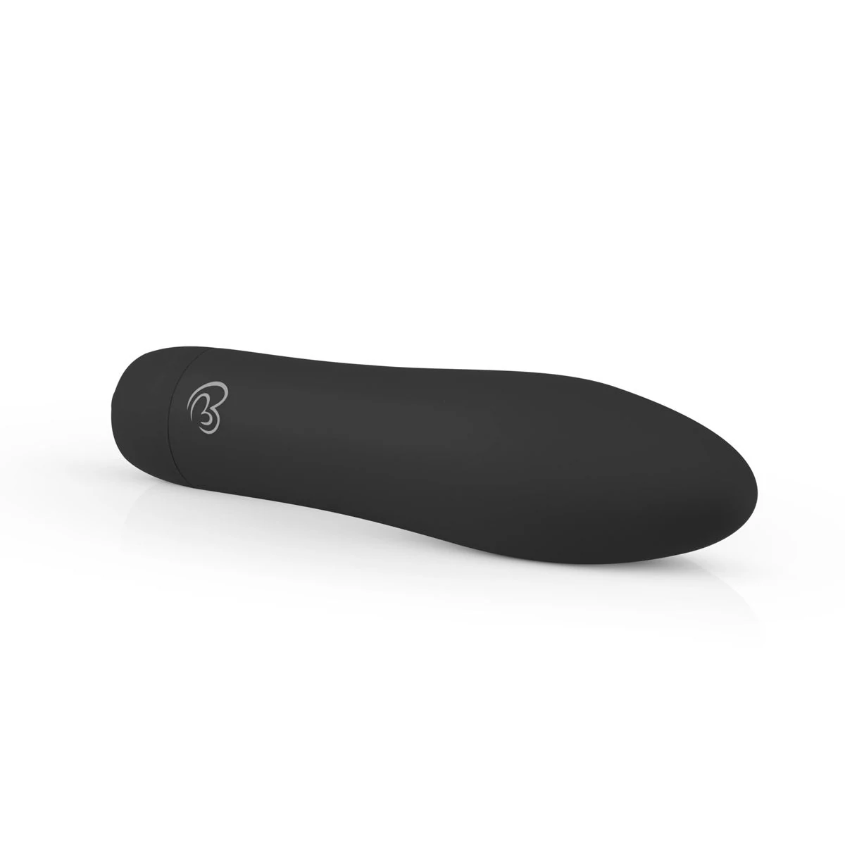Velvet Vibe Schwarz, wiederaufladbarer Mini Vibrator mit USB-Ladekabel