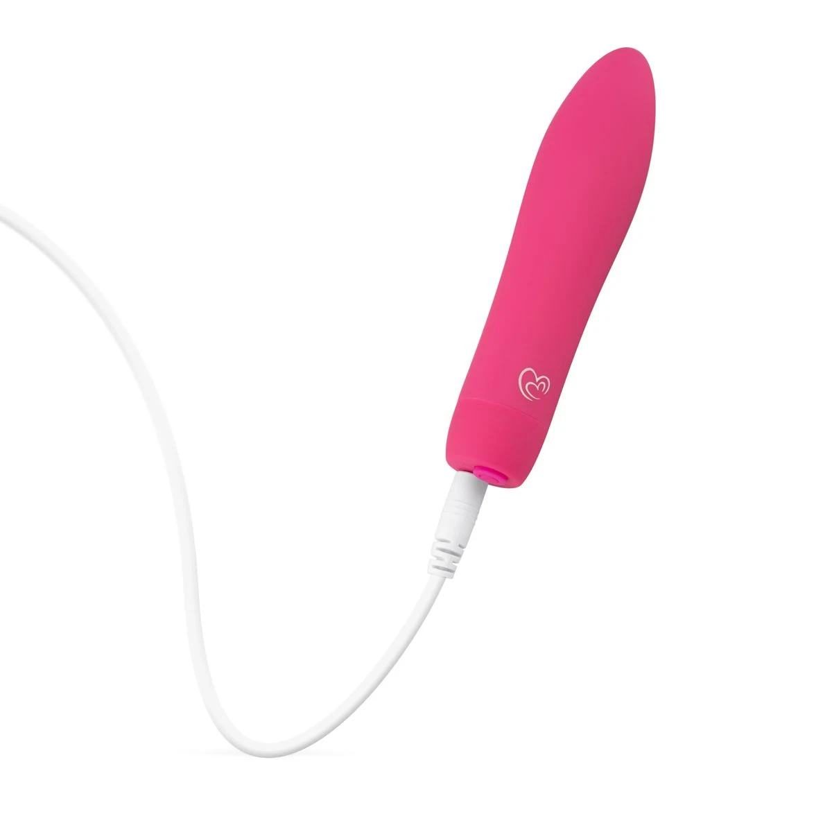 Wiederaufladbarer rosa Vibrator mit USB-Ladekabel