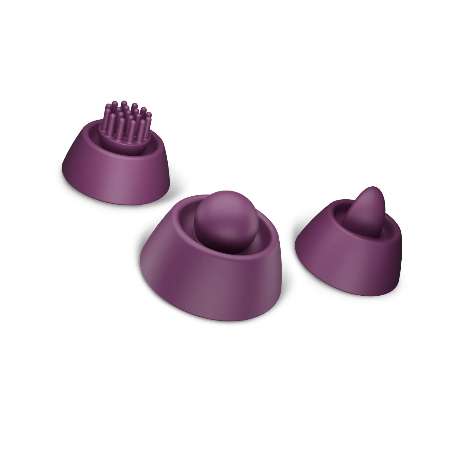 Rabbit Vibrator in Lila mit Druckknopf-Bedienung und USB-Ladekabel