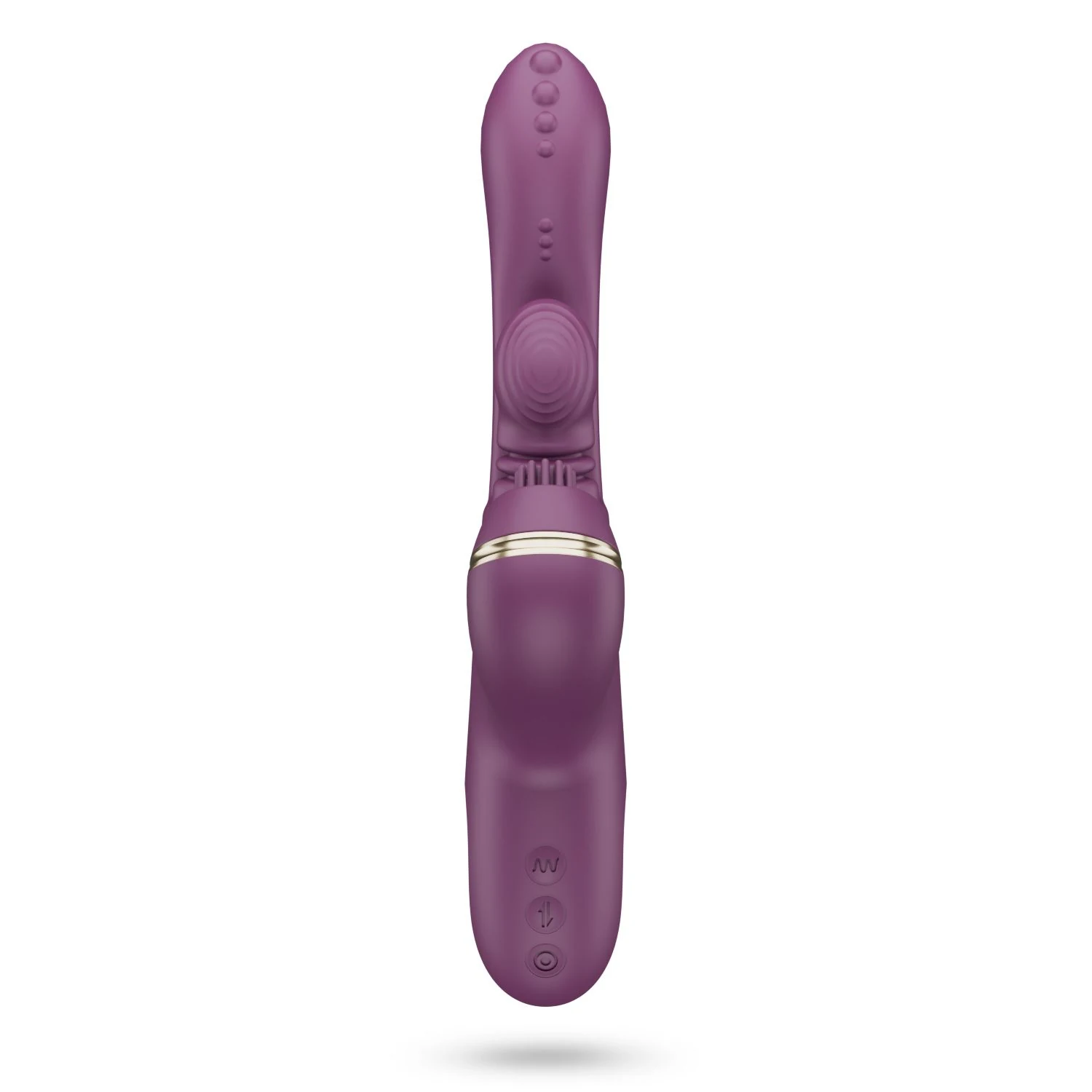 Lila Rabbit Vibrator mit verstellbarer Vibration und verschiedenen Pulsationen