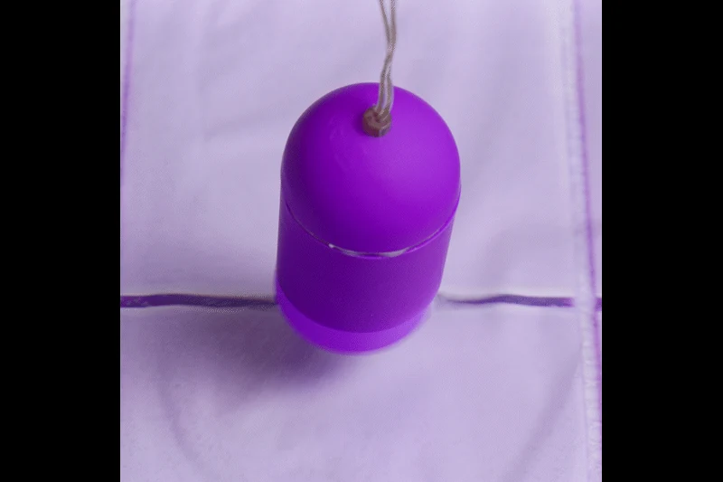 Vibrationsei mit Fernbedienung in Lila mit 10 Vibrationseinstellungen