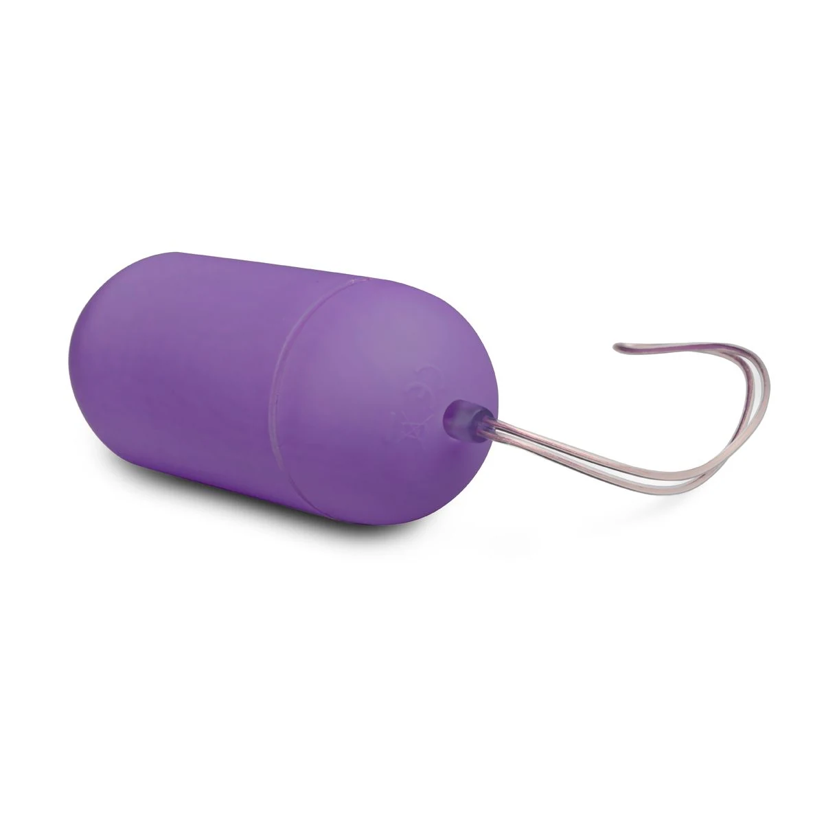 Unisex Vibrationsei in Lila mit Batteriebetrieb und kabelloser Bedienung