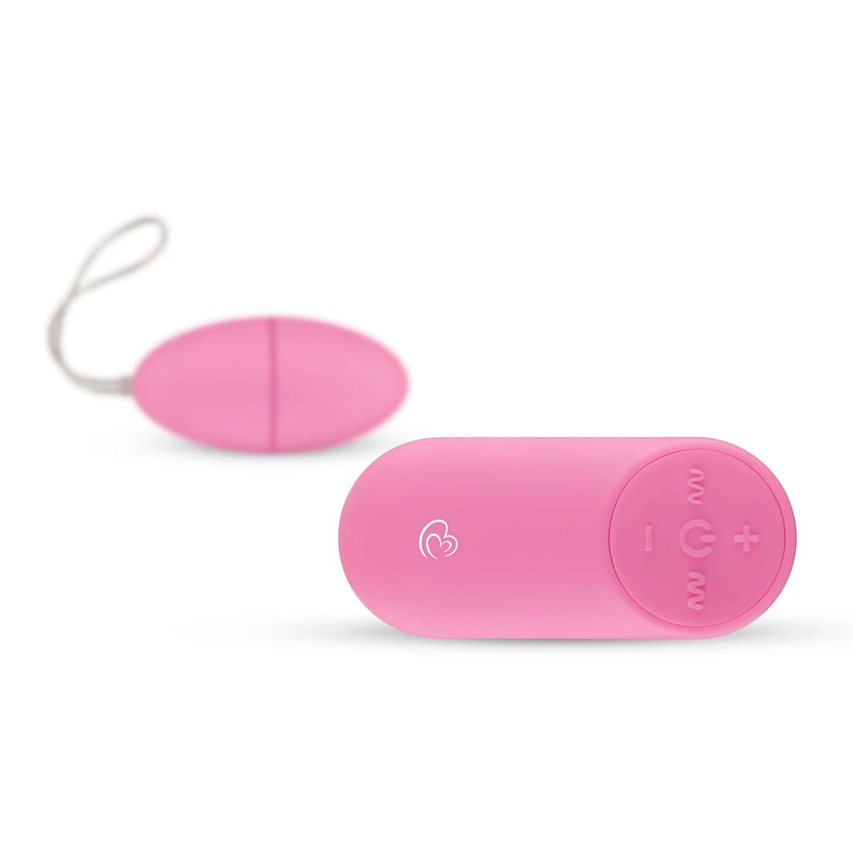 Kompaktes Vibrationsei in Rosa für verstellbare Vibrationen