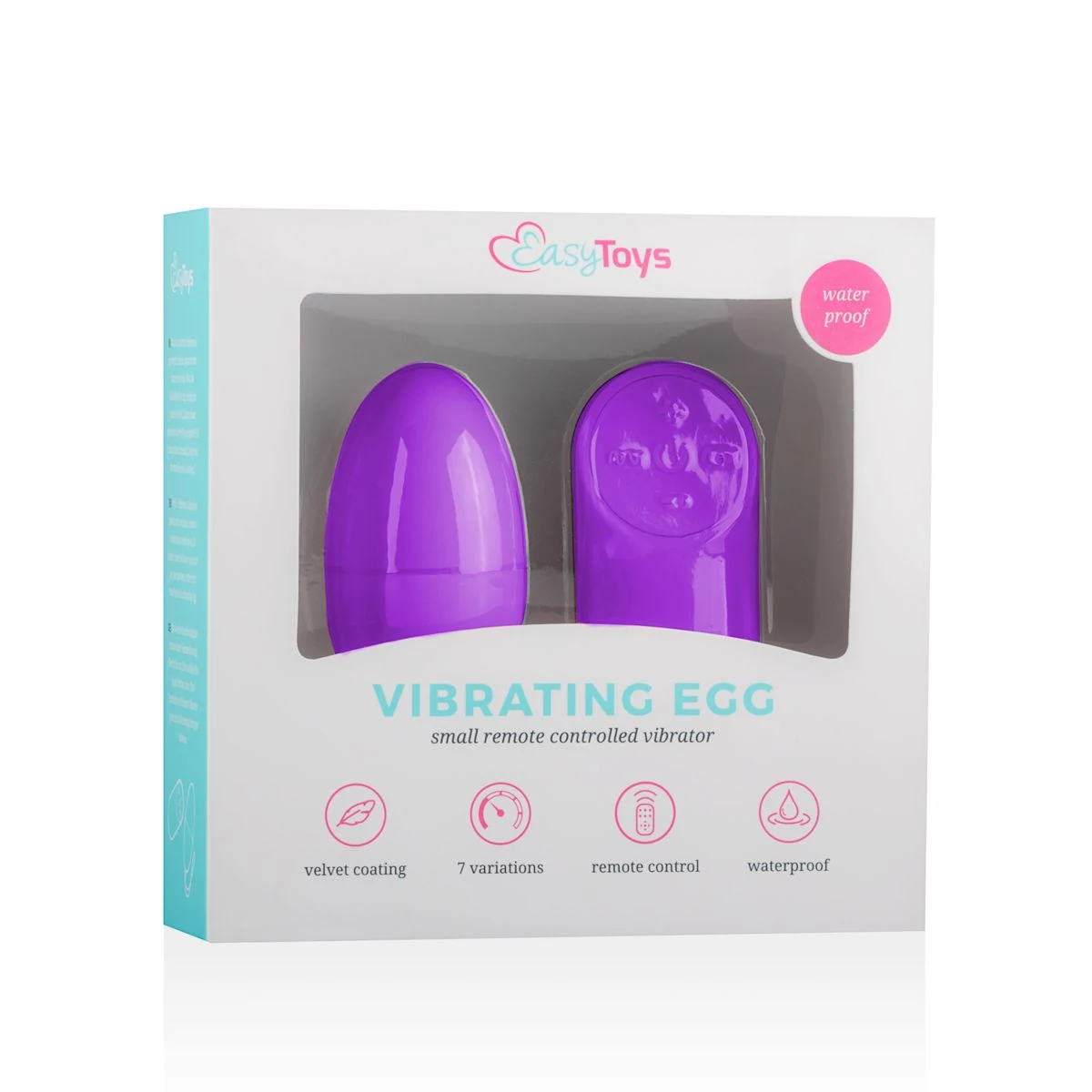 Lila Vibrator-Ei mit Fernbedienung für Einsteigerinnen
