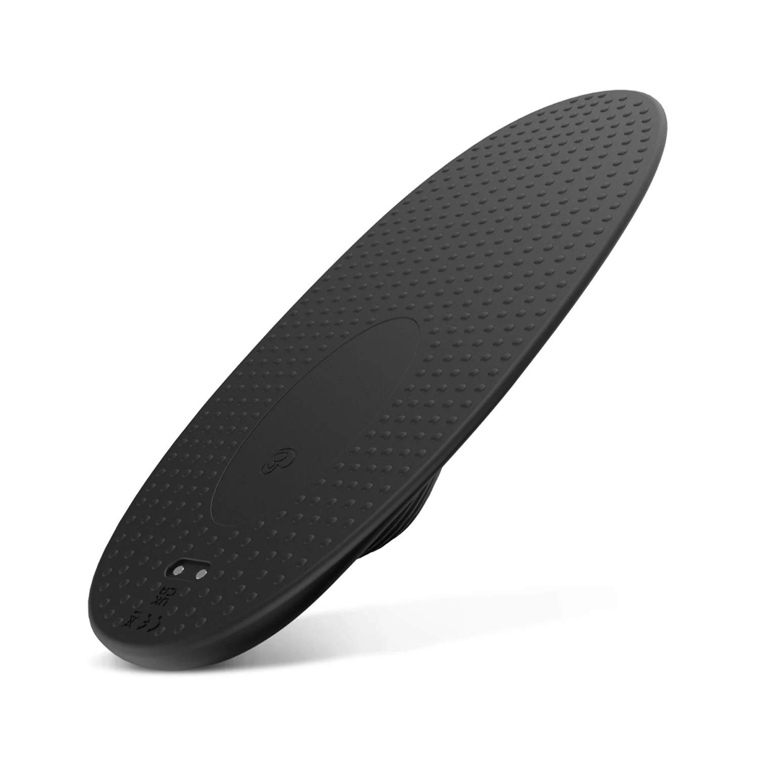 Schwarzes unisex Vibrationspad aus ABS und Silikon