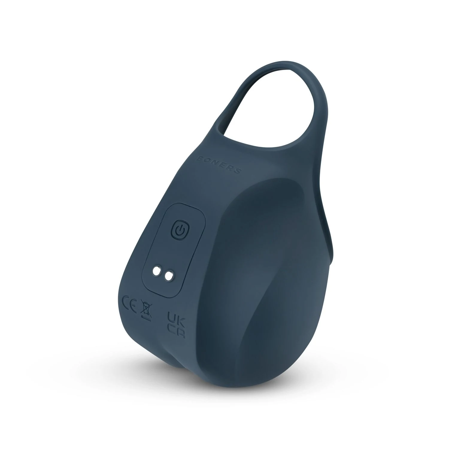 Boners stimulierender Hodensack in Blau mit wasserdichtem Silikondesign