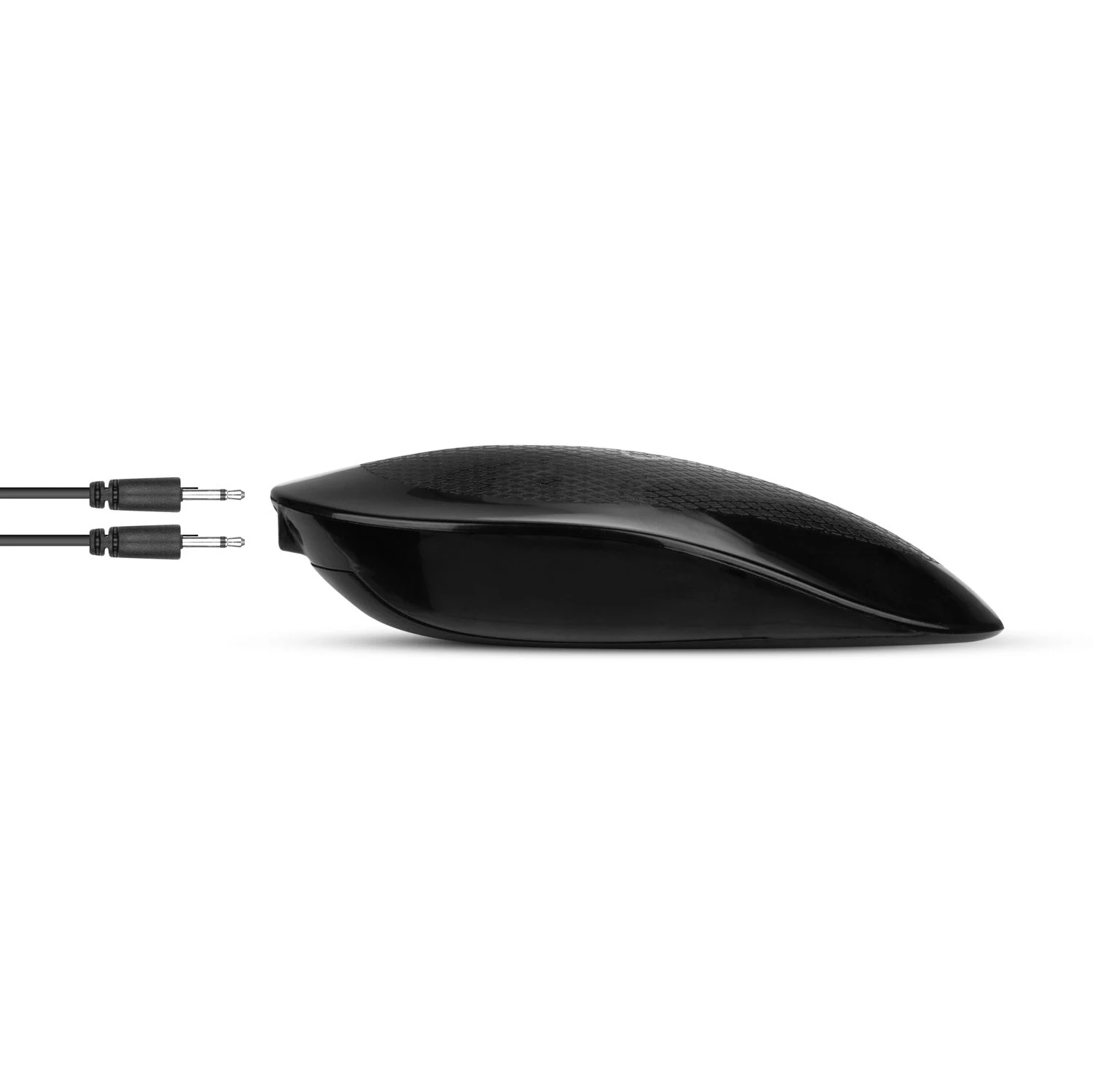 Zwei schwarze Dildos mit Rillen für das Strap-On Harness
