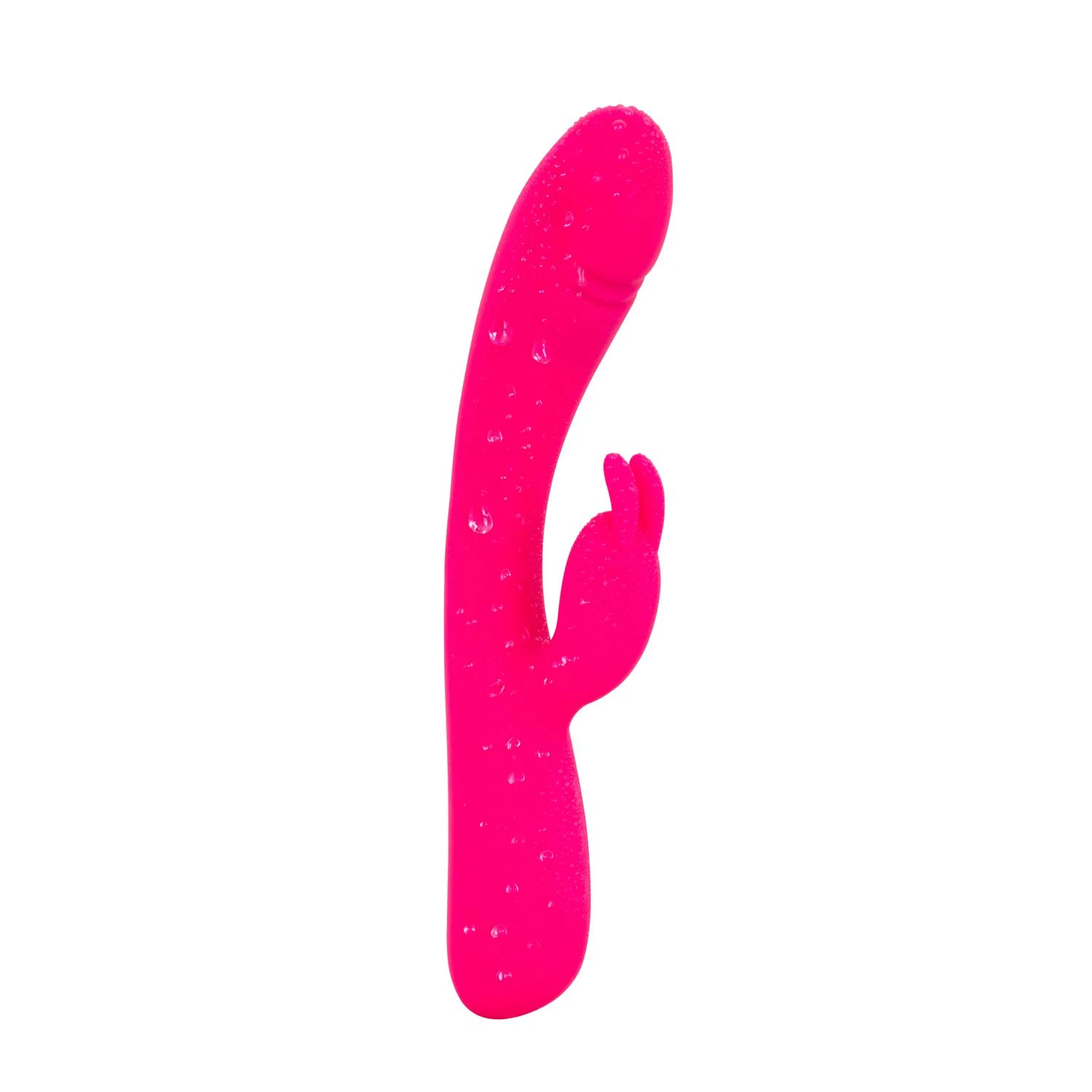 Wärmender Rabbit Vibrator Pink mit 130 mm Einführtiefe