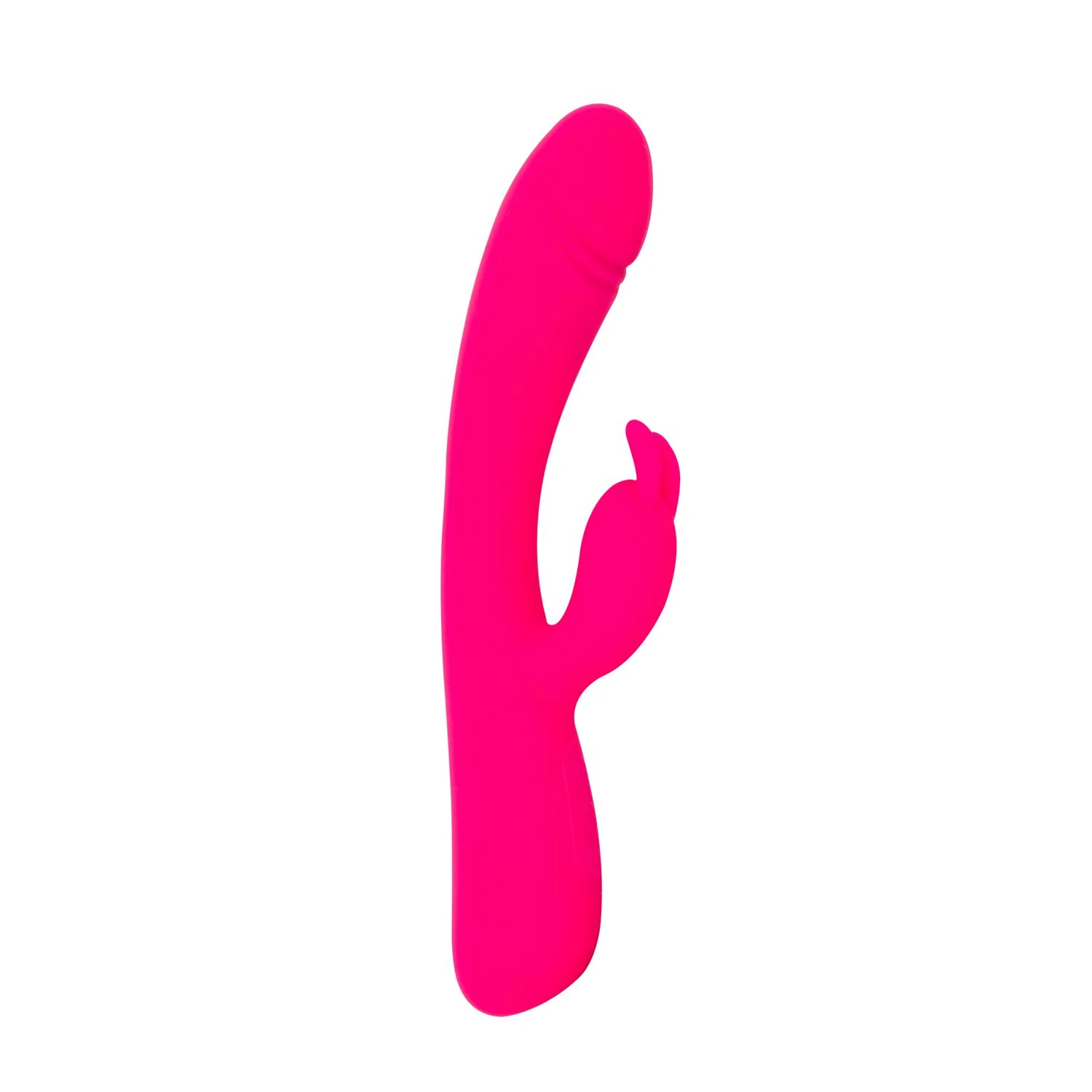 Rosa Rabbit Vibrator mit flexiblem Schaft und Rabbit-Arm