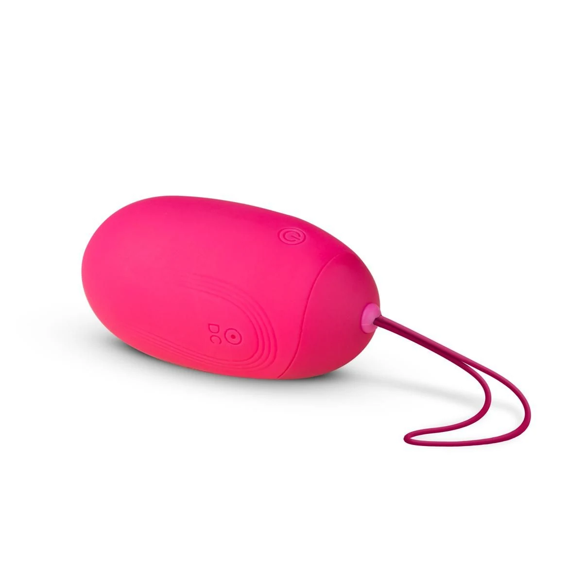 Rosa Vibro-Ei aus Silikon und ABS mit wasserfester Ausführung
