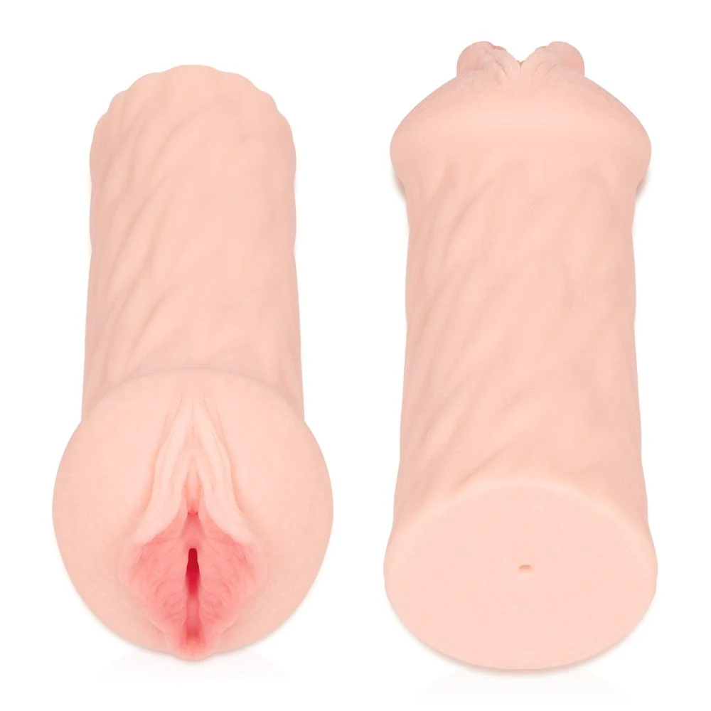 Beiger Kokos Masturbator Elegance 5 mit extra großen offenen Schamlippen