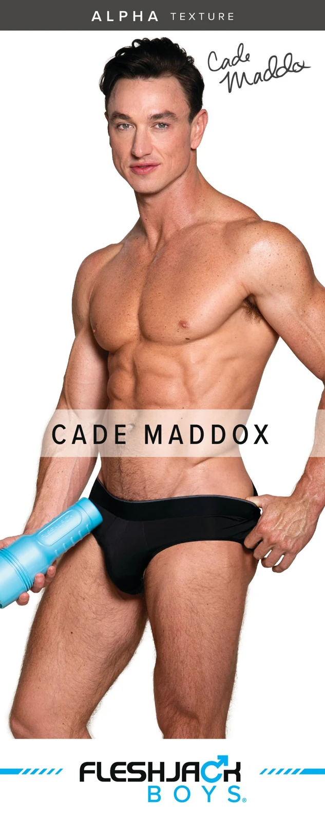 Masturbator Cade Maddox Alpha in diskretem Gehäuse von Fleshlight