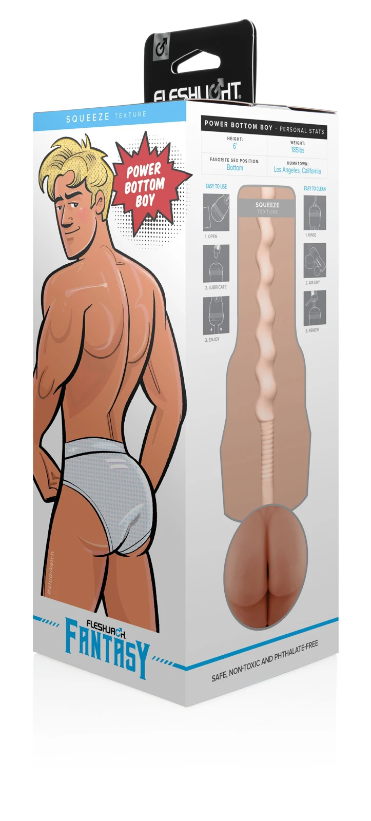 Fleshlight Fantasy Boy Masturbator mit Anus-Form für Penis-Stimulation