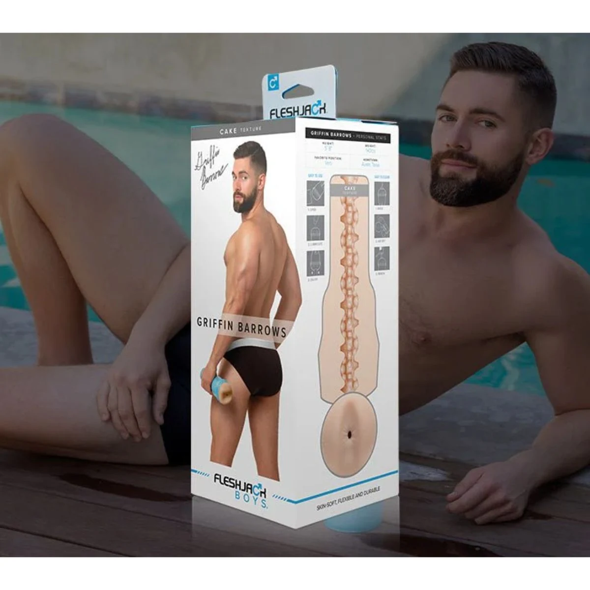 Fleshjack Griffin Barrows Cake für Stimulation des Penis
