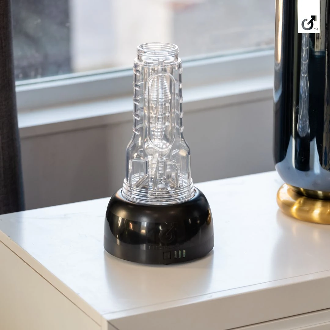 Schwarzer Fleshlight Air mit USB-Kabel für die Trocknung von Fleshlight-Ärmeln