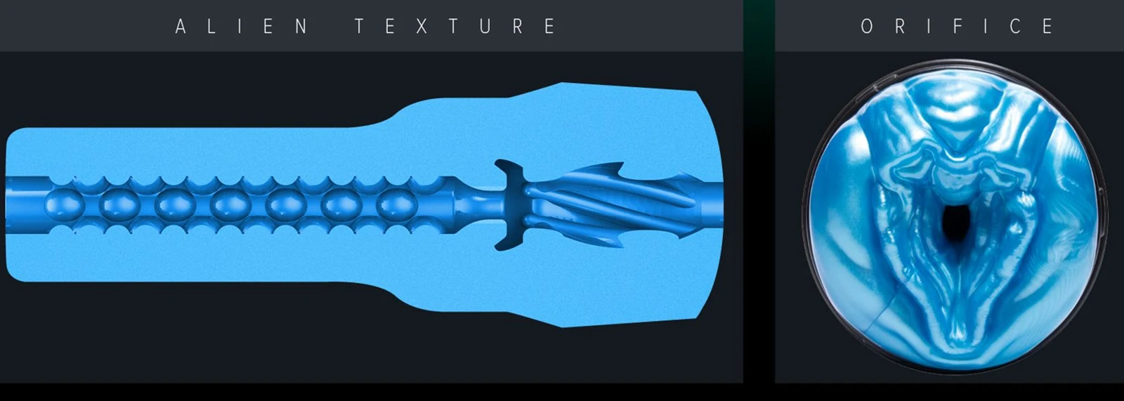 Fleshlight Alien Masturbator für Gleitmittel auf Wasserbasis