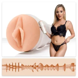Fleshlight Blake Blossom Bombshell Masturbator in Beige mit diskretem Gehäuse