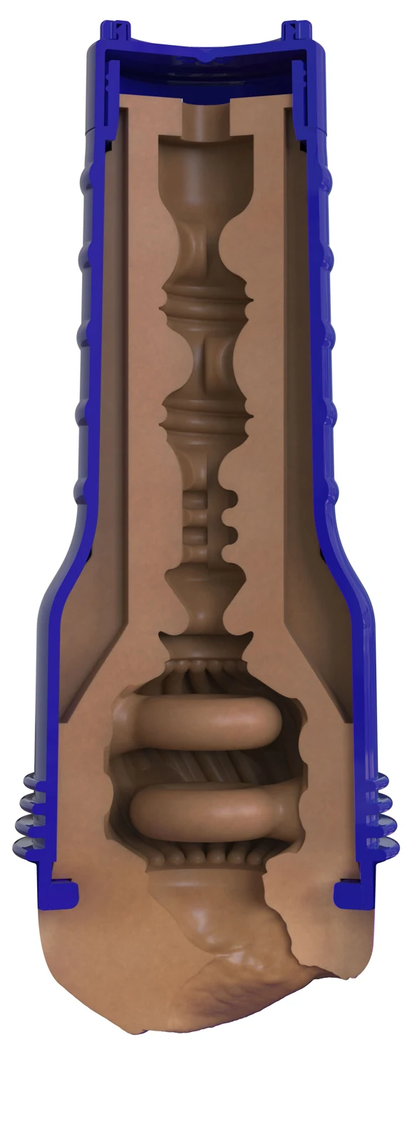 Detailreiche herausnehmbare Hülle des Fleshlight Boost Bang mit flexibler Öffnung
