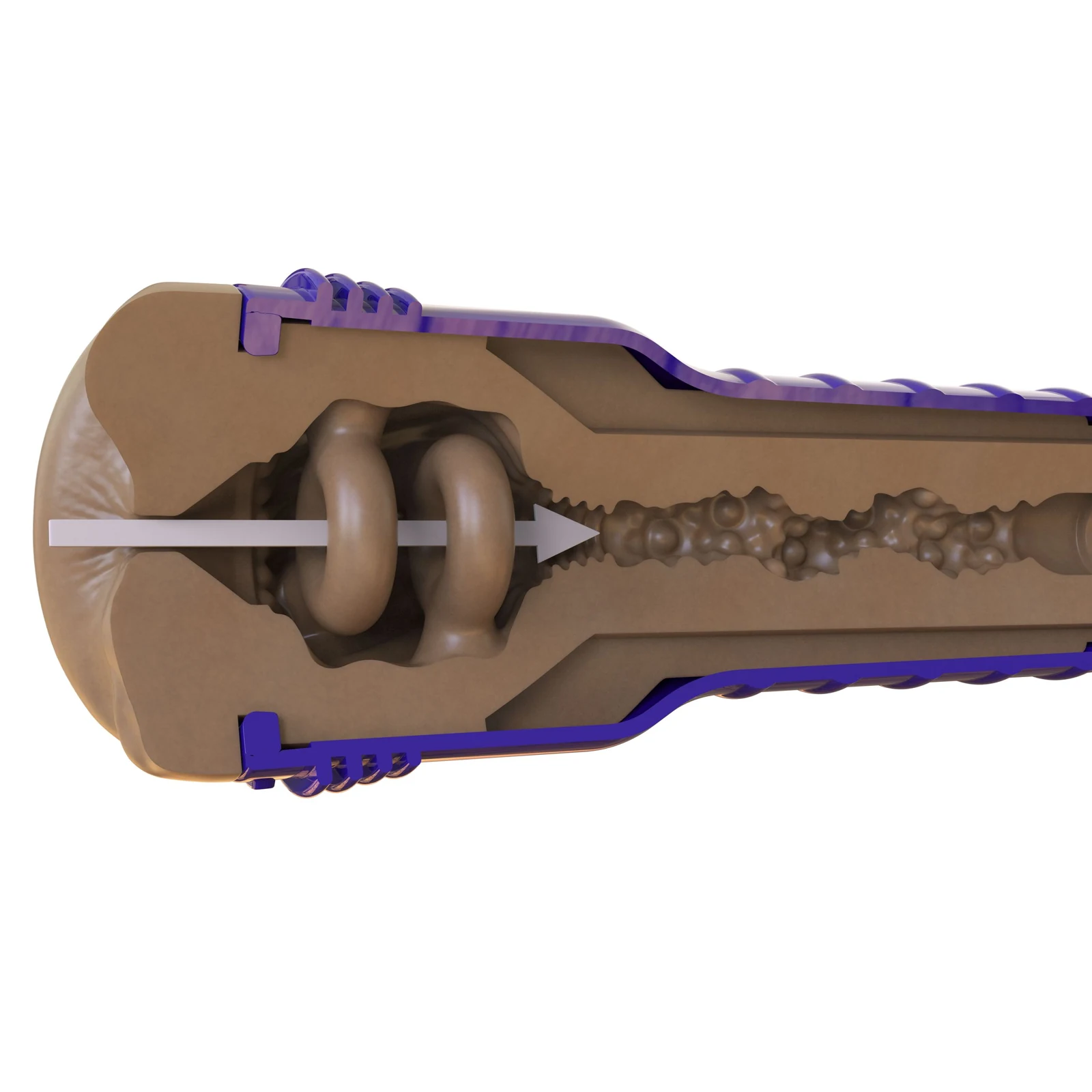 Fleshlight Boost Blast mit weicher SuperSkin und griffigem Kunststoffgehäuse
