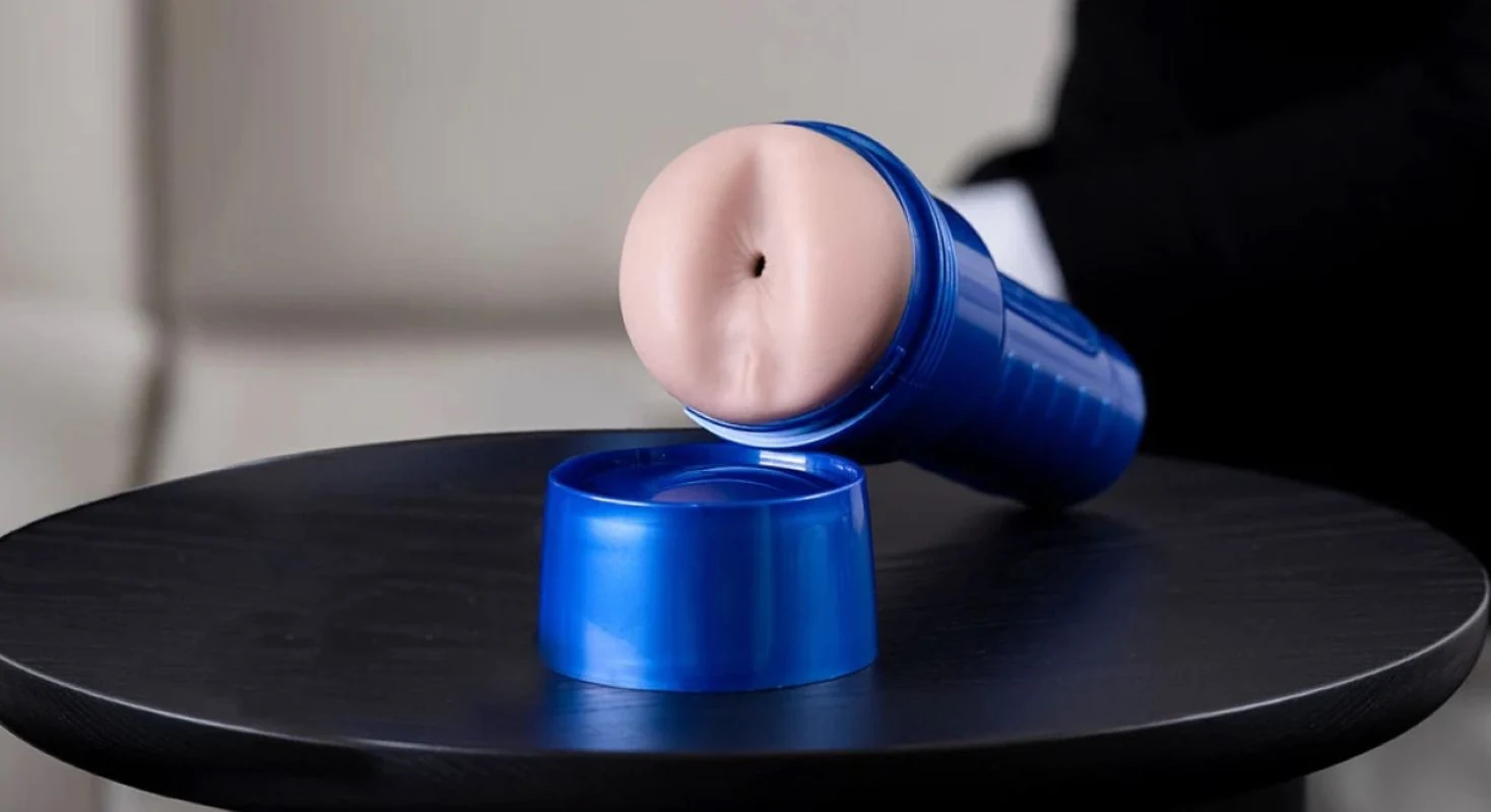 Beiger Fleshlight Boost Blast mit detaillierter Anus-Öffnung