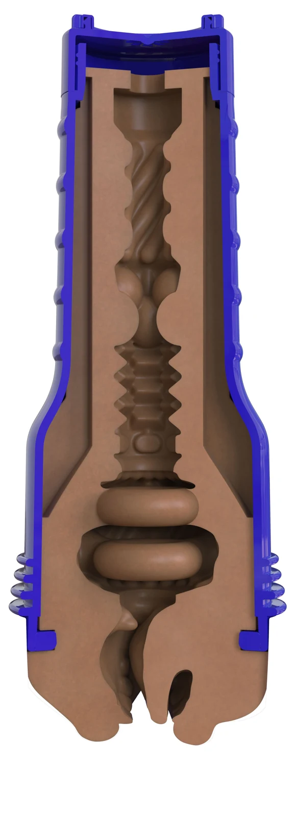 Herausnehmbare Hülle des Fleshlight Boost Blow mit inneren Noppen und Ripples