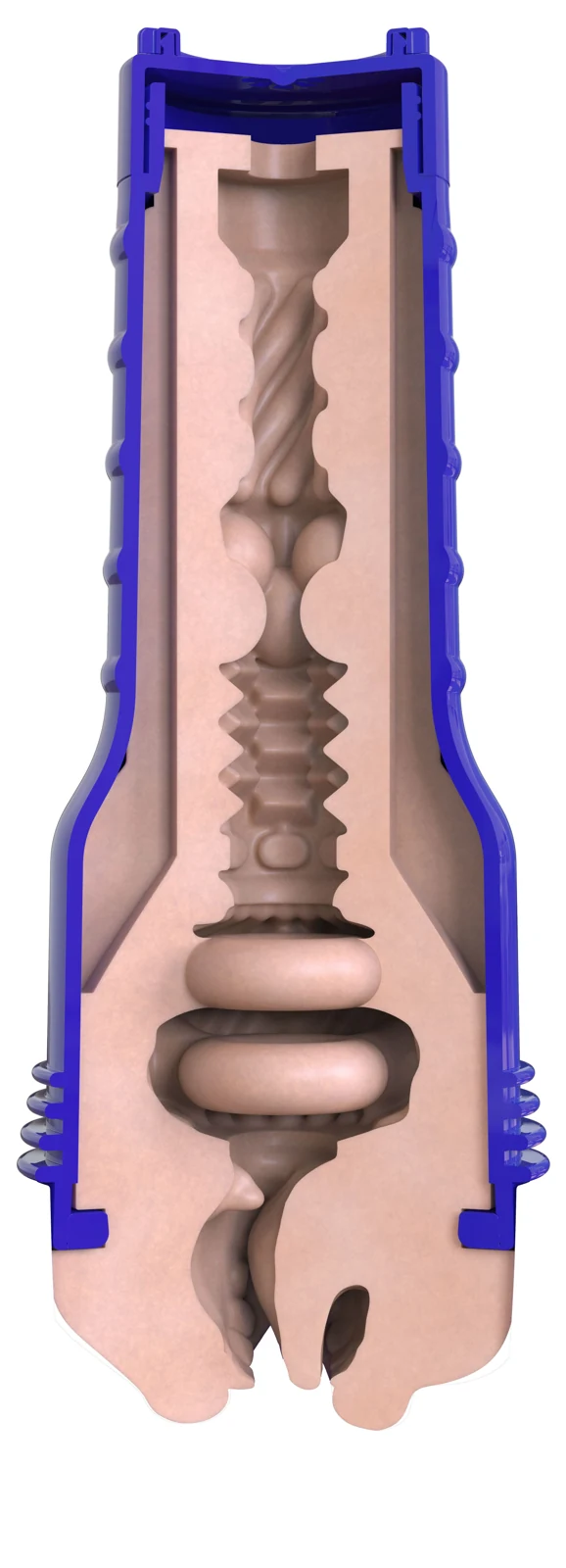 Beiger Blowjob-Masturbator von Fleshlight für Stimulation des Penis