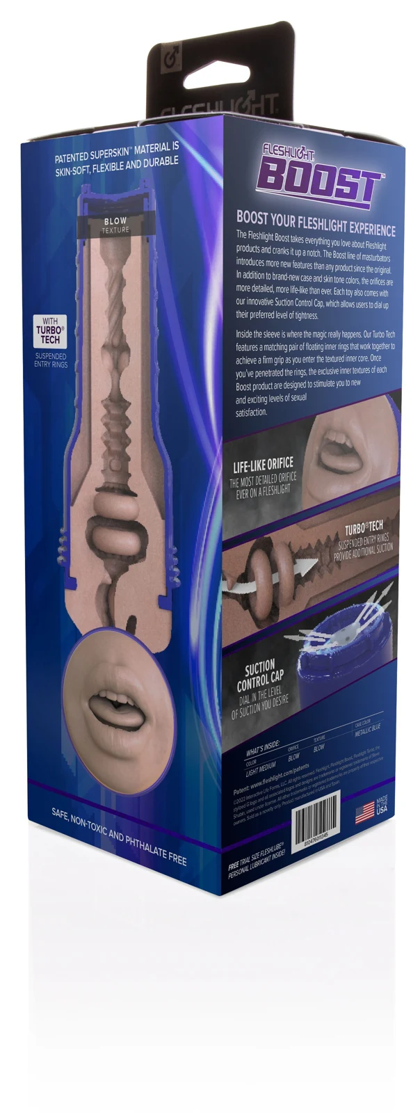 Fleshlight Boost Blow aus der Boost-Linie für ein lebensechtes Blowjob-Erlebnis