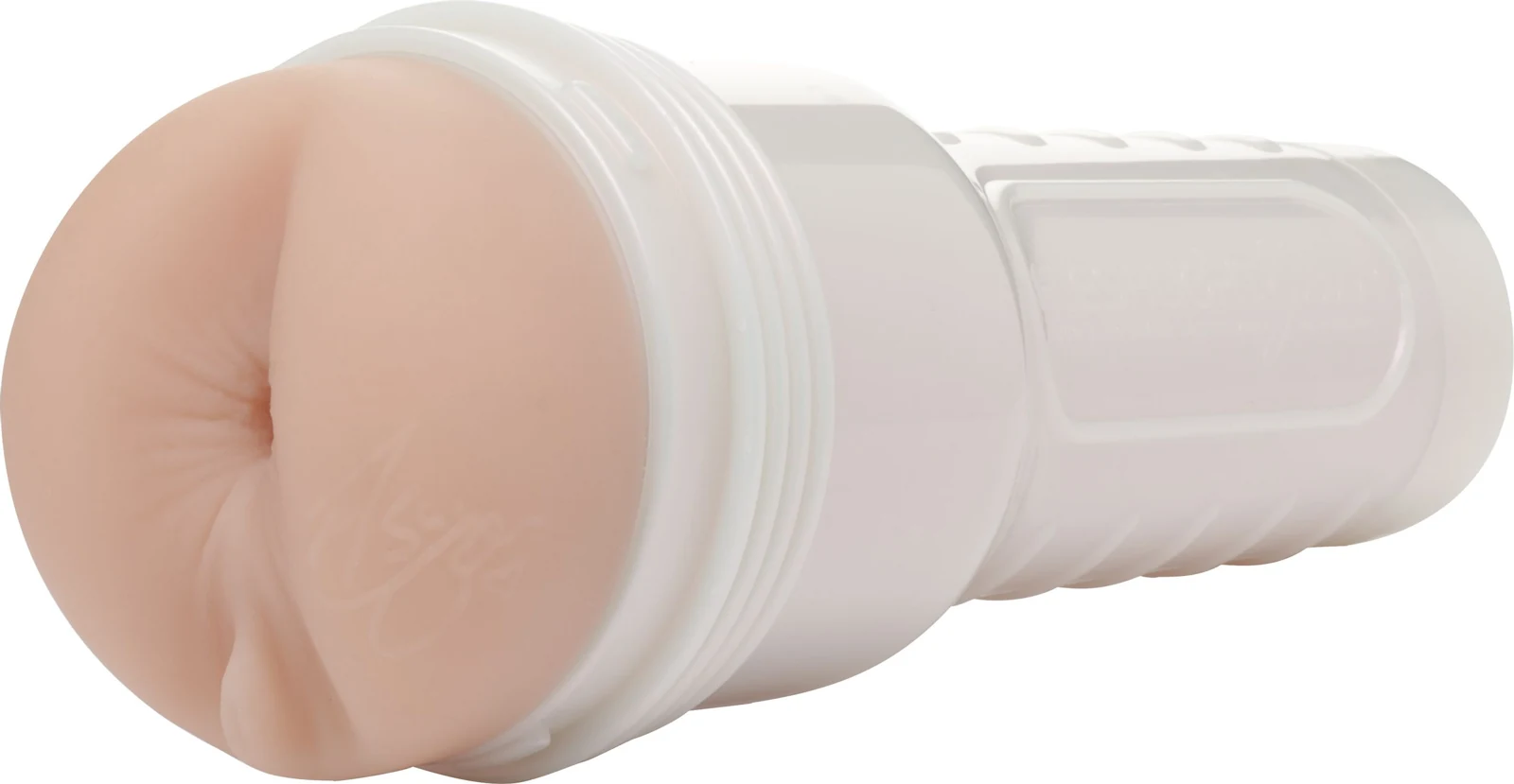 Beiger Fleshlight Masturbator mit Anusöffnung und SuperSkin-Kanal