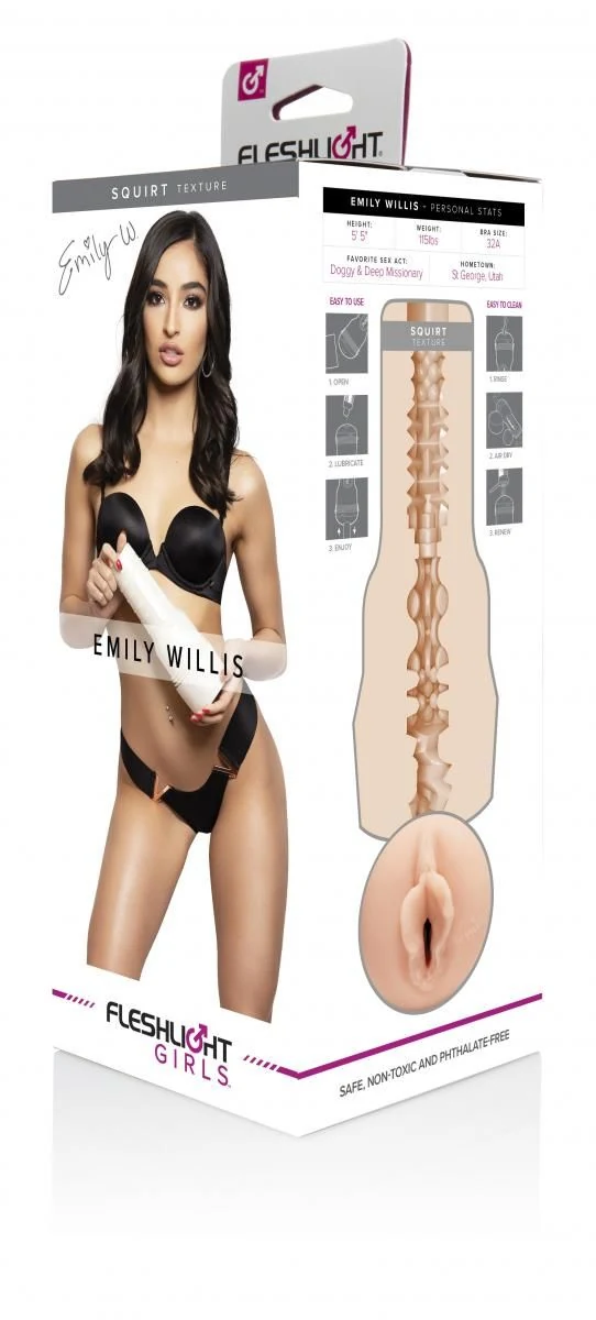 Fleshlight Girls Emily Willis Squirt aus ABS und Silikon
