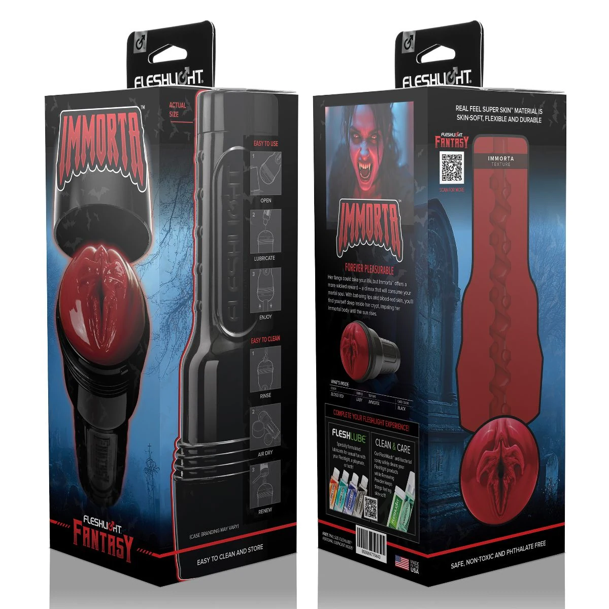 Immorta Vampiress von Fleshlight mit kunstvoll gestaltetem Eingang