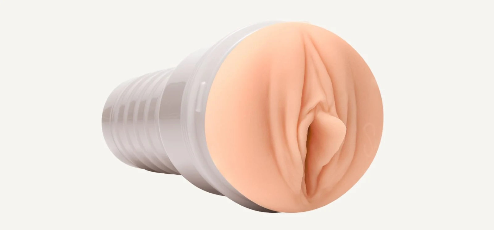 Beiger Masturbator von Fleshlight mit 250 mm Länge und 64 mm Außendurchmesser