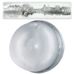 Fleshlight Ice Butt Crystal Masturbator in transparenter Hülle mit Anusöffnung