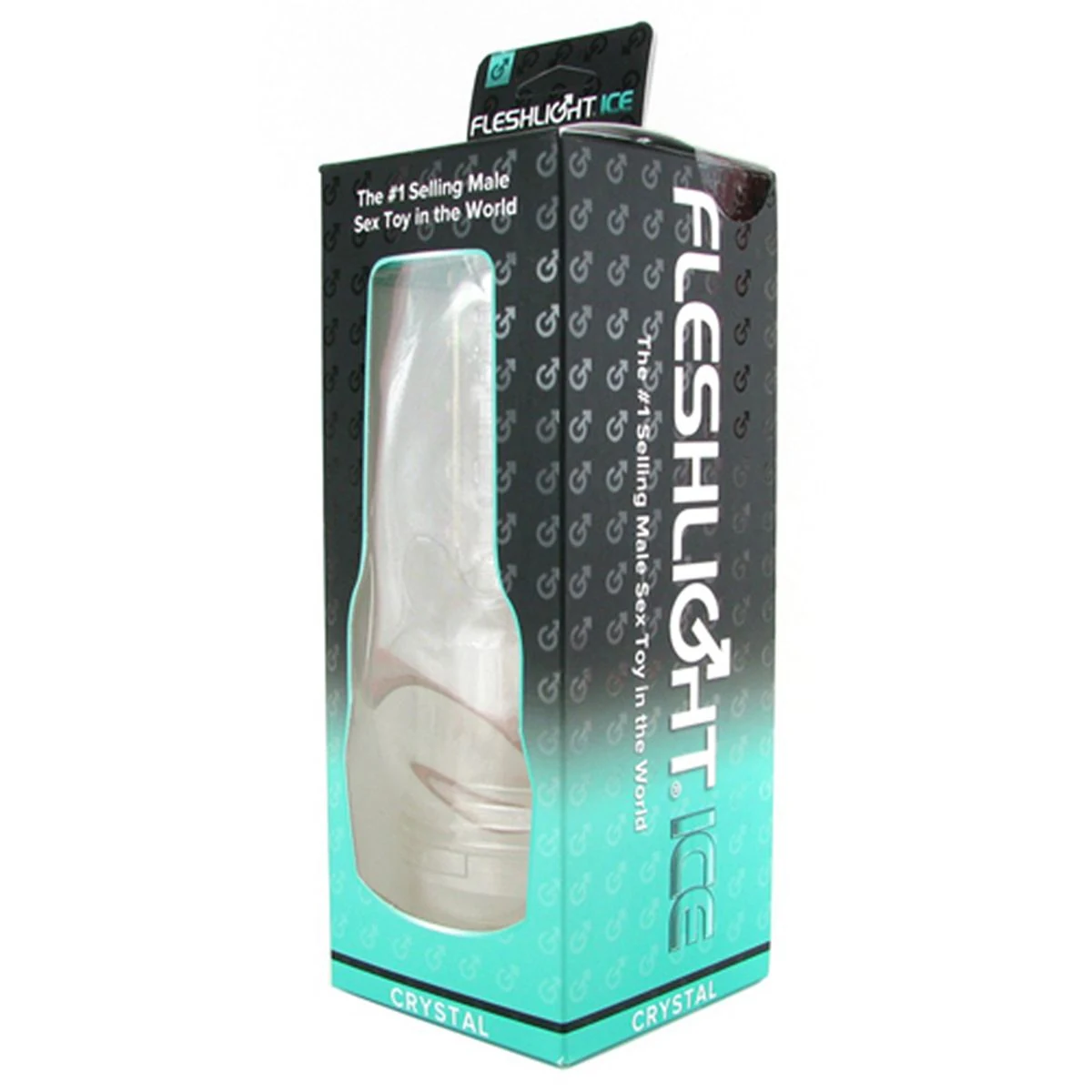 Durchsichtiger Fleshlight Ice Masturbator mit Crystal Struktur